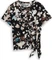 Tom Tailor Knoten-Detail T-Shirt kurzarm abstract print (Damen) Vorschaubild