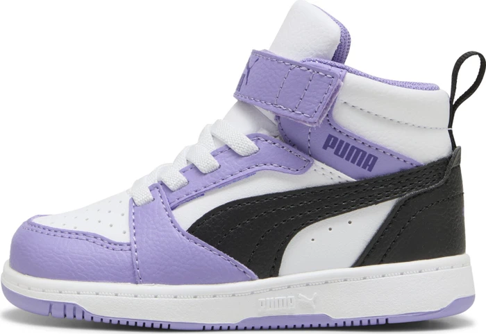 Puma Rebound V6 Mid team violet/puma black/puma white (Junior)
