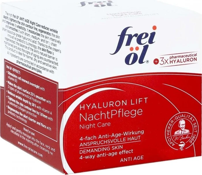 FreiÖl Hyaluron Lift NachtPflege Anti-Age, 50ml