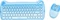 LogiLink Kitty Kindgerechtes Wireless Tastatur-Maus-Set, blau, USB, DE Vorschaubild