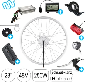 windmeile 28" 48V 250W Professional JST E-Bike Umbausatz