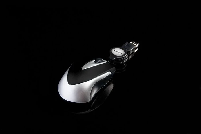 Verbatim Go Mini Optical Travel Mouse schwarz, USB