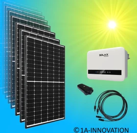 1A-Innovation SolaX Power X1 Mini G3 3.6-S-D + Solarmodul 405W, 3.68kW, 3.65kWp