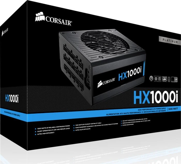 Corsair HXi Series HX1000i 1000W, ATX 2.4