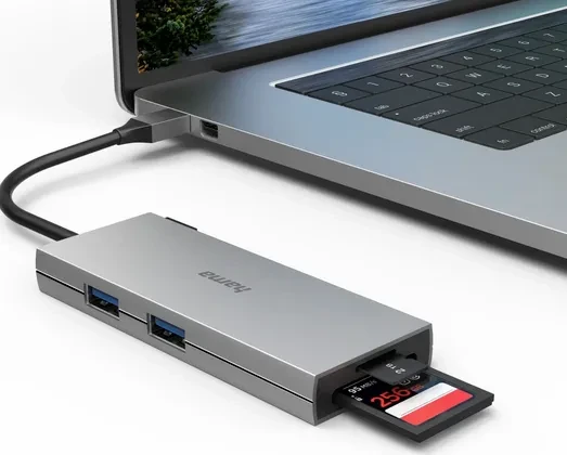 Hama USB-C-Hub 6 Ports, USB-C 3.0 [Stecker]