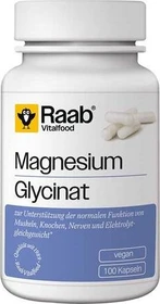 Raab Vitalfood Magnesiumglycinat Kapseln, 100 Stück