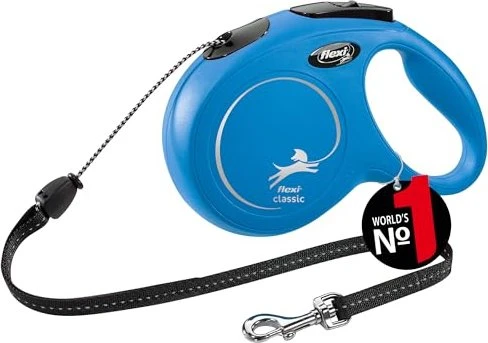 flexi New Classic M, Seil, 8m, blau
