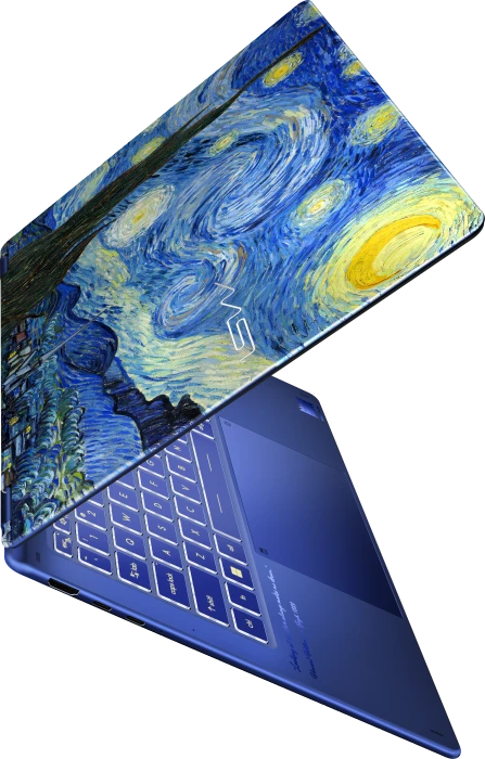 MSI Prestige 14 Flip AI+ The Starry Night-270N, Star Blue, Core Ultra X9 378H, 32GB RAM, 1TB SSD, DE, Vincent van Gogh Edition