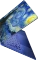 MSI Prestige 14 Flip AI+ The Starry Night-270N, Star Blue, Core Ultra X9 378H, 32GB RAM, 1TB SSD, DE, Vincent van Gogh Edition Vorschaubild