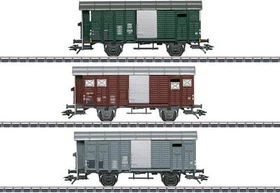 Märklin - Spur H0 Güterwagenset - Güterwagen-Set mit gedeckten Güterwagen K3