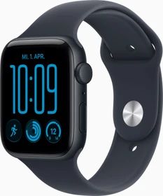 Apple Watch SE 3 (GPS) 44mm mitternacht mit Sportarmband M/L navyblau
