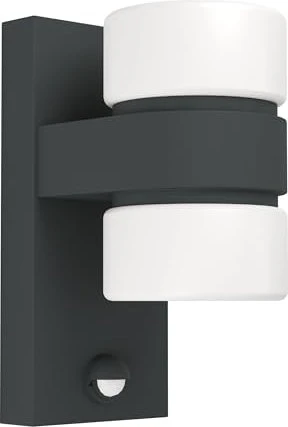 Eglo Atollari Sensor Wandleuchte 2-flammig anthrazit