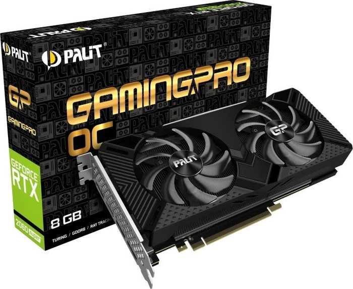 Palit GeForce RTX 2060 SUPER GP OC, 8GB GDDR6, HDMI, 3x DP