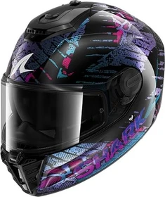 Shark Spartan RS Reptaia schwarz/blau/violett/rosa