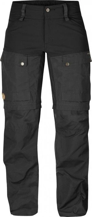 Fjällräven Keb Gaiter Zip-Off Hose lang schwarz (Damen)