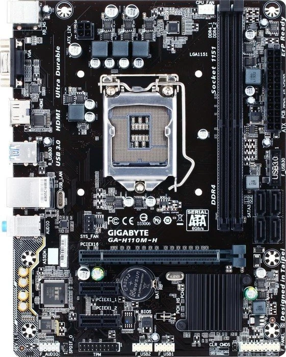 GIGABYTE GA-H110M-H (Intel 1151)