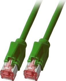 EFB Elektronik TM21 Dätwyler 7702 Patchkabel, Cat7/Cat6a, S/FTP, RJ-45/RJ-45, 25m, grün