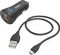Hama Auto-Schnellladegerät mit Ladekabel Micro-USB QC 19.5W 1.5m schwarz Vorschaubild