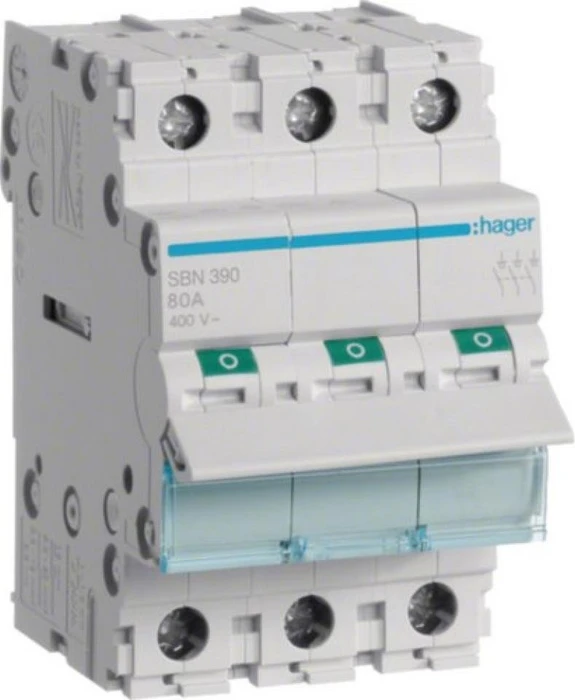 Hager Ausschalter 100A 3 Schließer 400V AC 3PLE