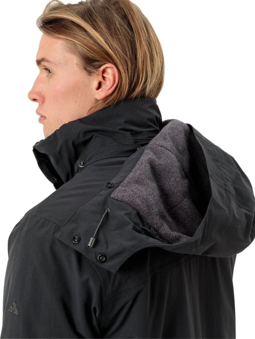 Vaude Idris II Wool Funktionsmantel black uni (Herren)