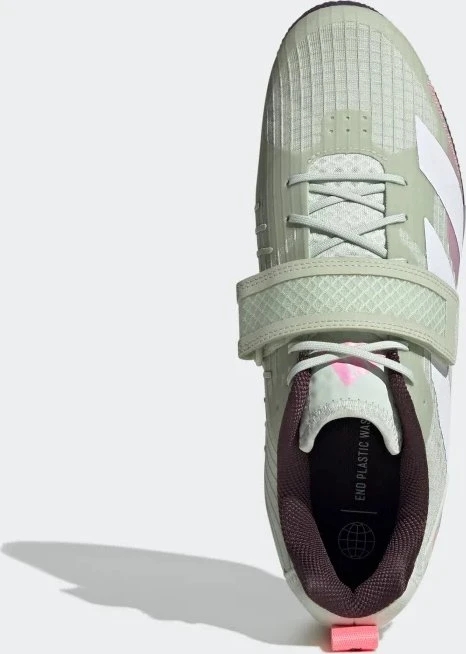 adidas Adipower 3 linen green/cloud white/beam pink