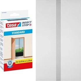 tesa Insect Stop Standard Tür-Fliegengitter 2x 65cmx220cm anthrazit