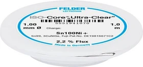 Felder ISO-Core Ultra-Clear Sn100Ni+ Sn99,25Cu0,7Ni Lötzinn 1mm
