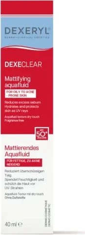Pierre Fabre Deceryl Dexeclear Mattierendes Aquafluid LSF50+ LSF50+, 50ml
