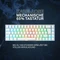 Deltaco Gaming WK95R Wireless 65% Layout, LEDs RGB, weiß, Kailh Box RED, USB/Bluetooth, DE Vorschaubild