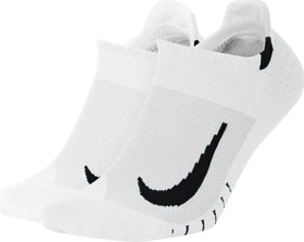 Nike Multiplier No-Show Laufsocken weiß/schwarz, 2 Paare