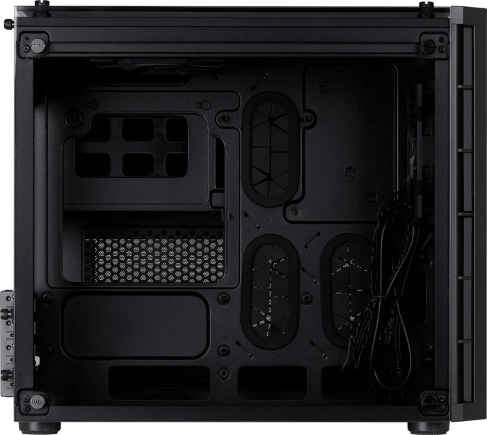 Corsair Crystal Series 280X, schwarz, Glasfenster