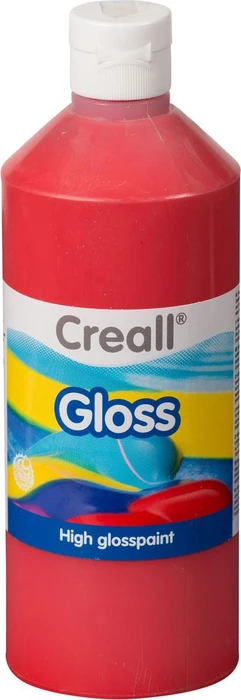 Creall Gloss Malfarbe, rot, 500ml (01273)