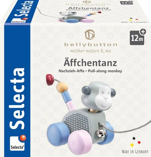 Schmidt Spiele Selecta Äffchentanz Nachzieh Affe (64025) – Bild 2 von 2