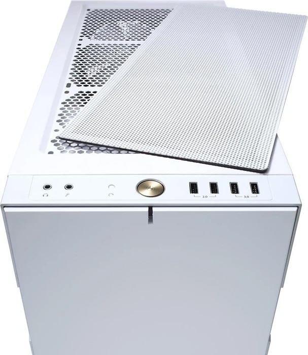 Fractal Design Define R5 White & Gold Limited Edition, Acrylfenster, schallgedämmt