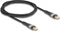 DeLOCK USB-C auf USB-C Kabel, USB 2.0, 480Mb/s, 100W USB PD 3.0, schwarz, 1m Vorschaubild