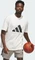 adidas Basketball genderneutral T-Shirt kurzarm chalk white/black Vorschaubild