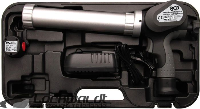 BGS technic 10.8V Akku-Kartuschenpresse inkl. Koffer + Akku