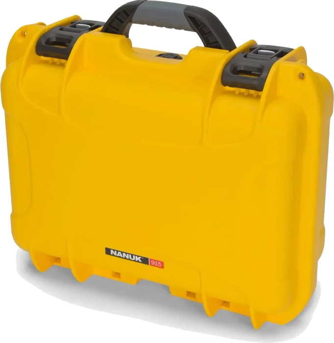 Nanuk 915 Schutzkoffer mit Schaumstoff gelb