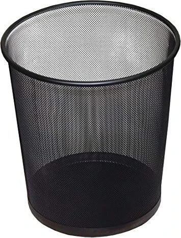 D.RECT Papierkorb 12l schwarz