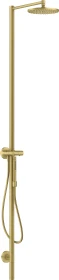 Hansgrohe Axor Starck Duschsäule mit Thermostat und Kopfbrause 240 1jet brushed brass