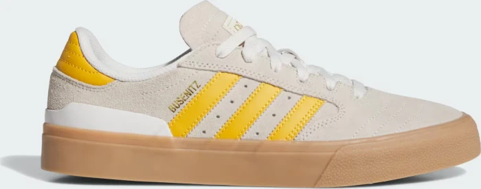adidas Busenitz Vulc II crystal white/preloved yellow/gold metallic