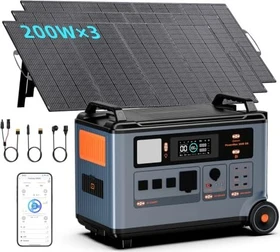 Oscal PowerMax 3600 Solargenerator + 3x Solarpanel 200W, 2016Wh