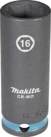 Makita Impact Black Außensechskant Steckschlüssel 3/8", 16x63mm