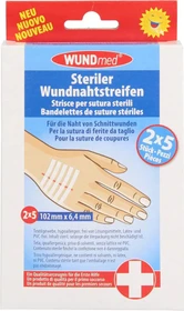 WUNDmed Wundnahtstreifen, 0.64 x 10.2cm, 10 Stück (2x 5 Stück)