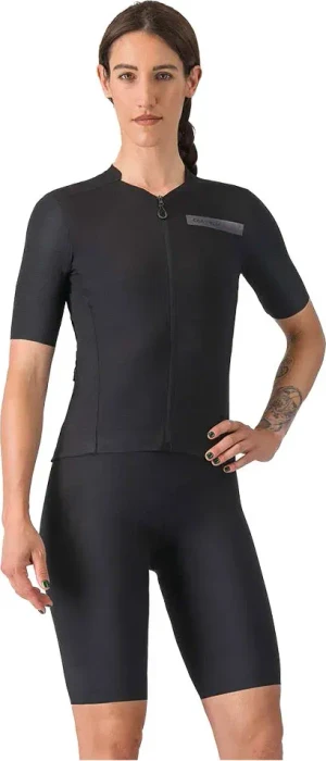 Castelli Premio Evo DT Bibshort Fahrradhose kurz schwarz (Damen)