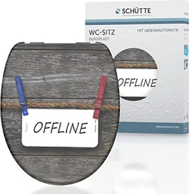 Schütte Duroplast WC-Sitz mit Absenkautomatik offline