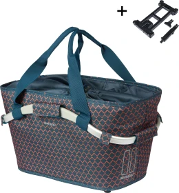 Basil Flair Carry All HR MIK Fahrradkorb navy