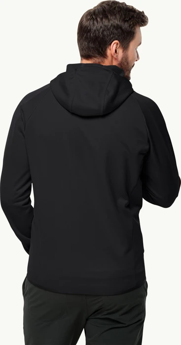 Jack Wolfskin Alpgrat Hooded FZ Jacke schwarz (Herren)