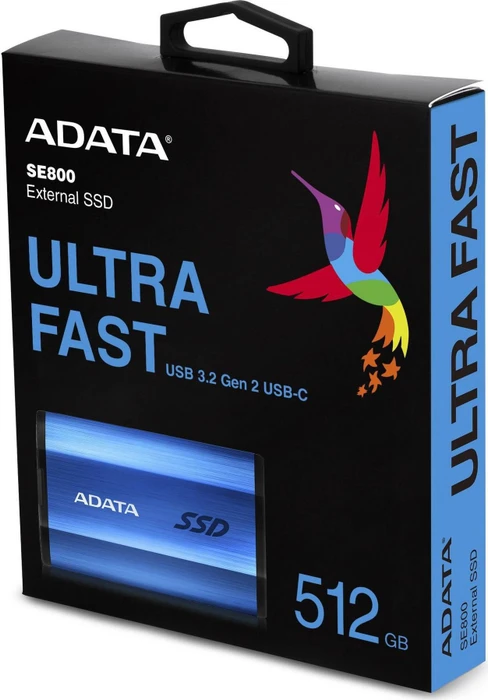 ADATA SE800, blau, 512GB, USB-C 3.1