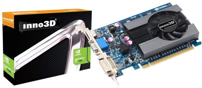 INNO3D GeForce GT 730, 2GB DDR3, VGA, DVI, HDMI